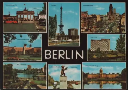 Berlin, Westteil - u.a. Lietzensee - 1977