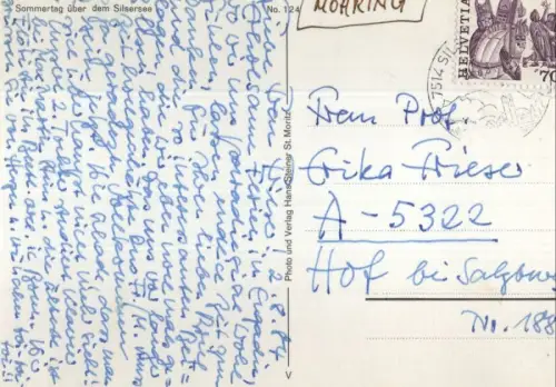 Schweiz - Silsersee - Schweiz - Sommertag