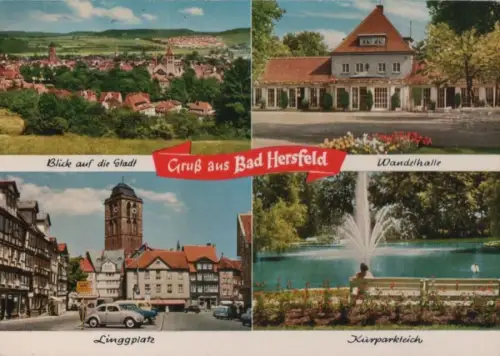 Bad Hersfeld - u.a. Kurparkteich - 1969