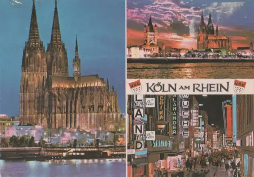 Köln - Dom, Rheinufer, Hohestraße - ca. 1980