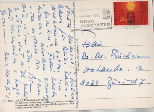 Marc Chagall Meine Braut