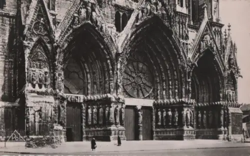 Frankreich - Frankreich - Reims - Les trois portalis - ca. 1950