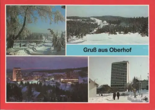 Oberhof - u.a. Teilansicht - 1988