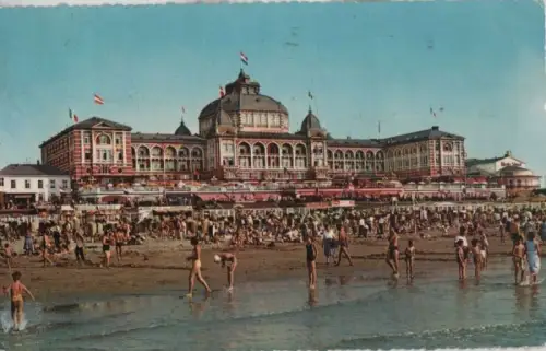 Niederlande - Niederlande - Den Haag, Scheveningen - Strand met Kurhaus - 1961