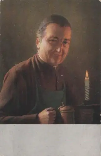 Mann mit Bierkrug - ca. 1935