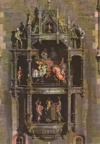 München - Glockenspiel mit Schäfflertanz - 1962