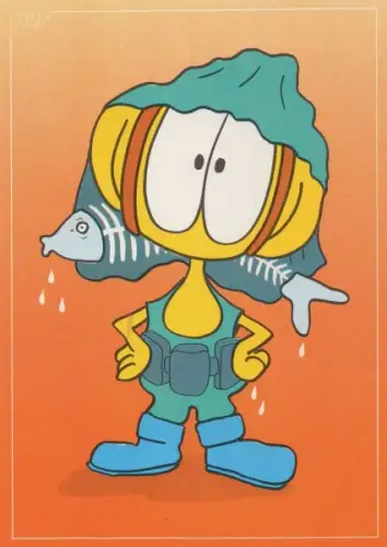 Pillhuhn - Zeichnung