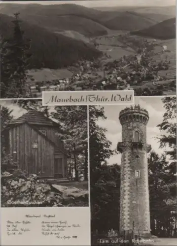 Ilmenau-Manebach - u.a. Turm - 1973