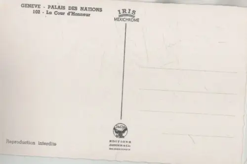 Schweiz - Genf - Schweiz - Palais des Nations
