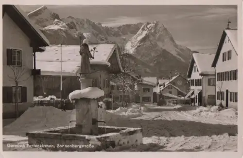 Garmisch-Partenkirchen - Sonnenbergstraße - 1953