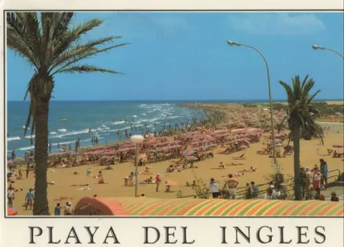 Spanien - Playa del Inglés - Spanien - gut besuchtr Strand