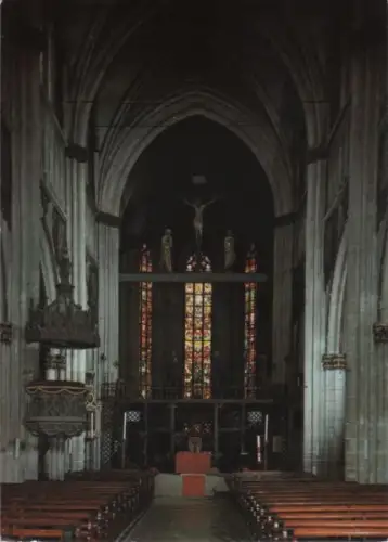 Schweiz - Schweiz - Fribourg - Interieur de la cathedrale - 1985