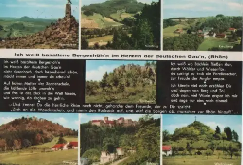 Rhön - u.a. Ebersburca. 1980