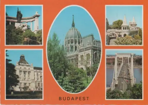 Ungarn - Ungarn - Budapest - mit 5 Bildern - ca. 1975