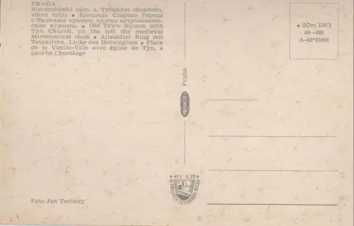 Tschechien - Prag - Praha - Tschechien - Altstädter Ring