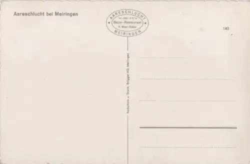 Schweiz - Meiringen - Schweiz - Aareschlucht