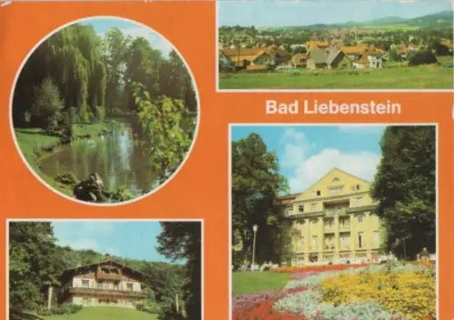 Bad Liebenstein - u.a. Blick vom Panoramaweg - 1985