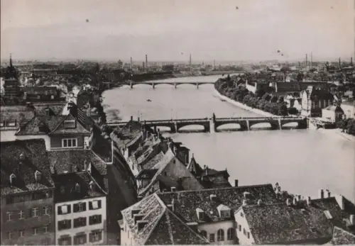 Schweiz - Schweiz - Basel - Blick vom Münster - 1955