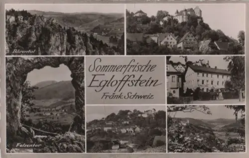 Egloffstein - u.a. Gasthof zur Post - 1958