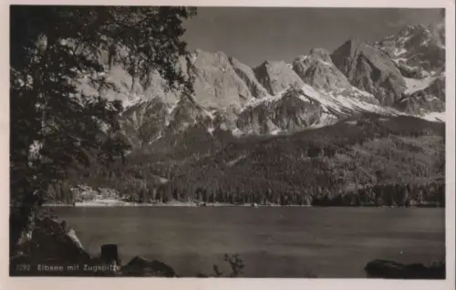 Eibsee - mit Zugspitze - 1951