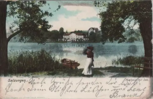 Bad Salzungen - Kurhaus mit See