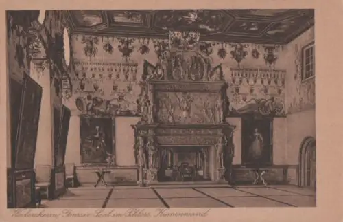 Weikersheim - Großer Saal - Kaminwand - ca. 1935