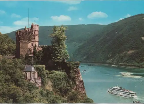 Kaub, Burg Gutenfels - ca. 1980