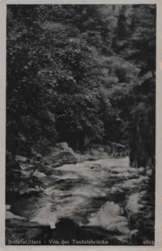 Bodetal - Von der Teufelsbrücke - 1952