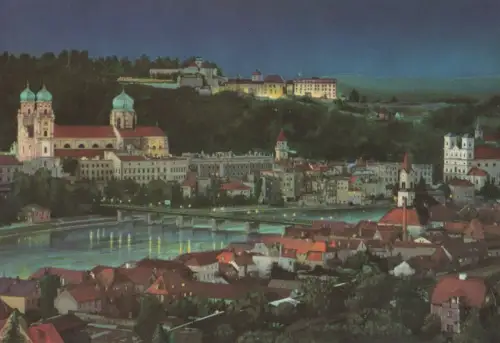 Passau - bei Nacht - 1967