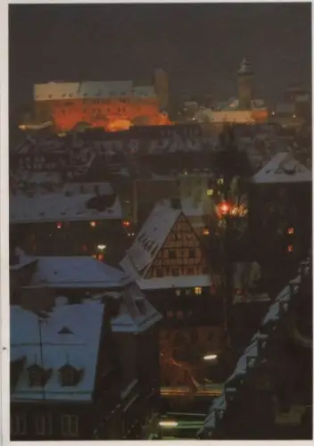 Nürnberg - Blick über den Weinstadel - ca. 1985