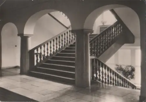 Krün - Schloss Elmau - Haupttreppe - ca. 1965