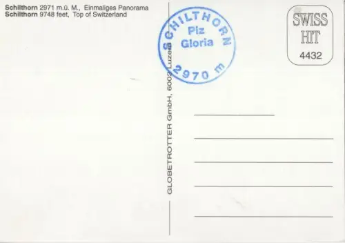 Schweiz - Schilthorn - Schweiz - Panorama