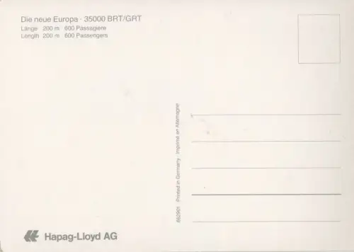 Schiff Europa