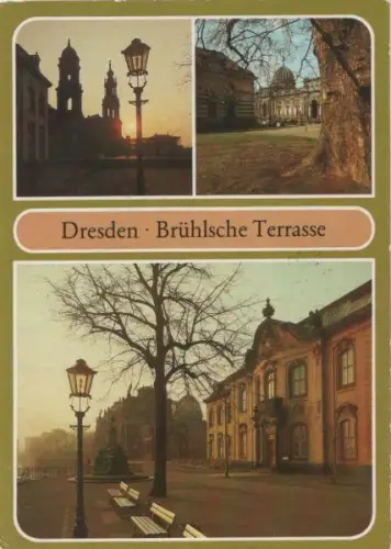 Dresden - Brühlsche Terrasse - 1987