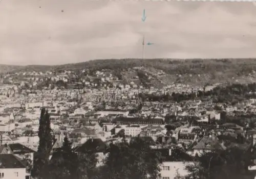 Stuttgart mit Fernsehturm - 1968