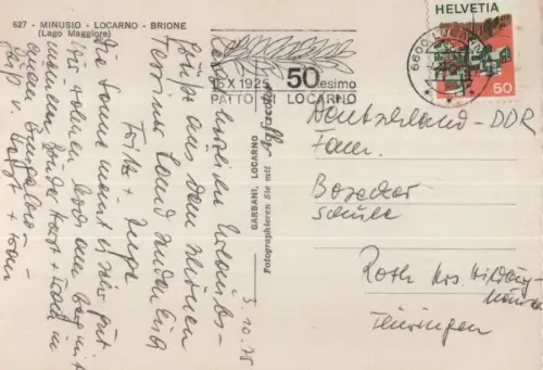 Schweiz - Minusio - Schweiz - Locarno - Brione