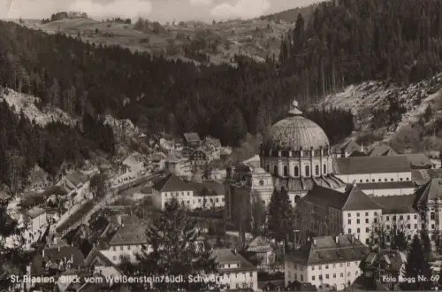 Sankt Blasien - vom Weißenstein - 1957