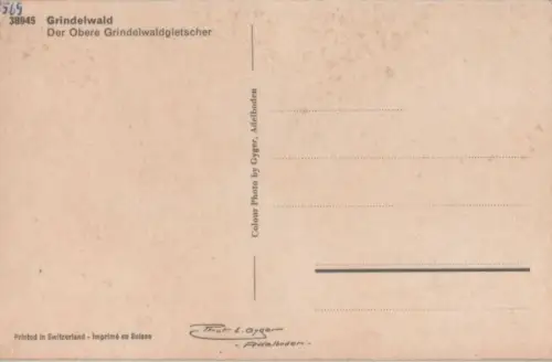 Schweiz - Grindelwald - Schweiz - Oberer Grindelwaldgletscher