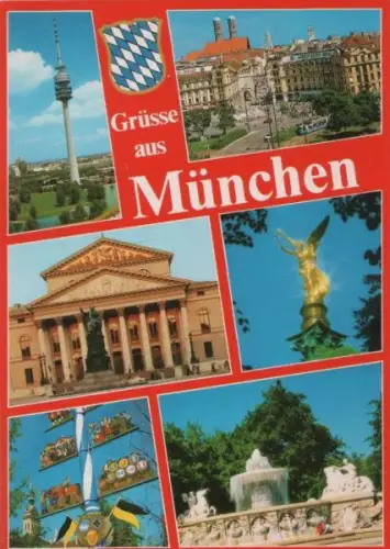 München - u.a. Wittelsbacher Brunnen - ca. 1980