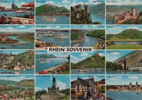 Rhein - u.a. Drachenfels - 1969