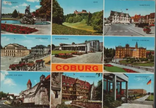 Coburg - u.a. Schloss Ehrenburg - 1985