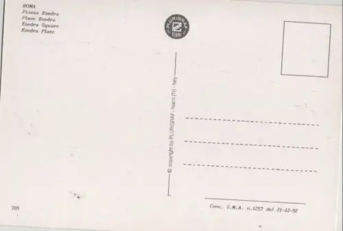 Italien - Rom - Roma - Italien - Piazza Esedra