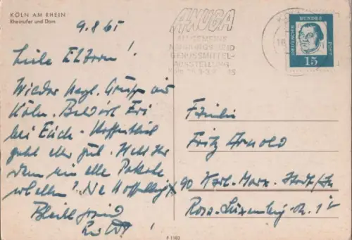 Köln - Rheinufer und Dom