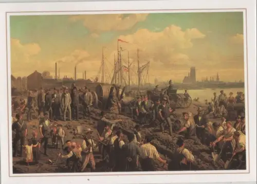 Mülheim, Ruhr - Verlegung des Telegraphenkabels