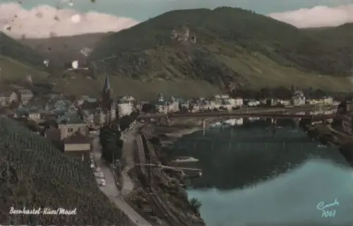 Bernkastel - mit Burg Landshut - ca. 1965