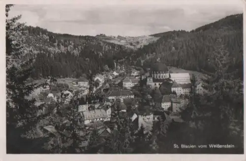 St. Blasien vom Weißenstein - ca. 1955