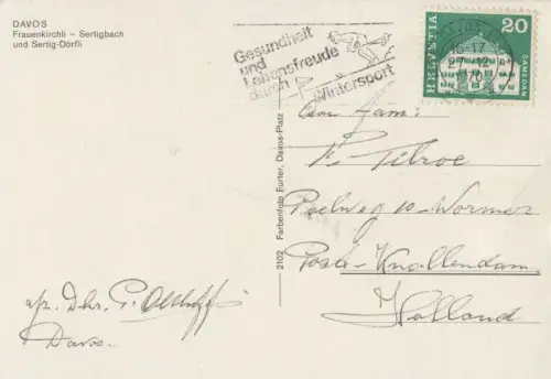 Schweiz - Davos - Schweiz - Sertig