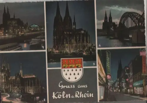 Köln - u.a. Rheinufer - 1965