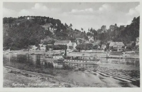 Hohnstein-Rathewalde - mit Dampfer