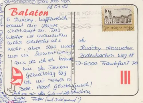 Ungarn - Balaton, Plattensee - Ungarn - Segelboote